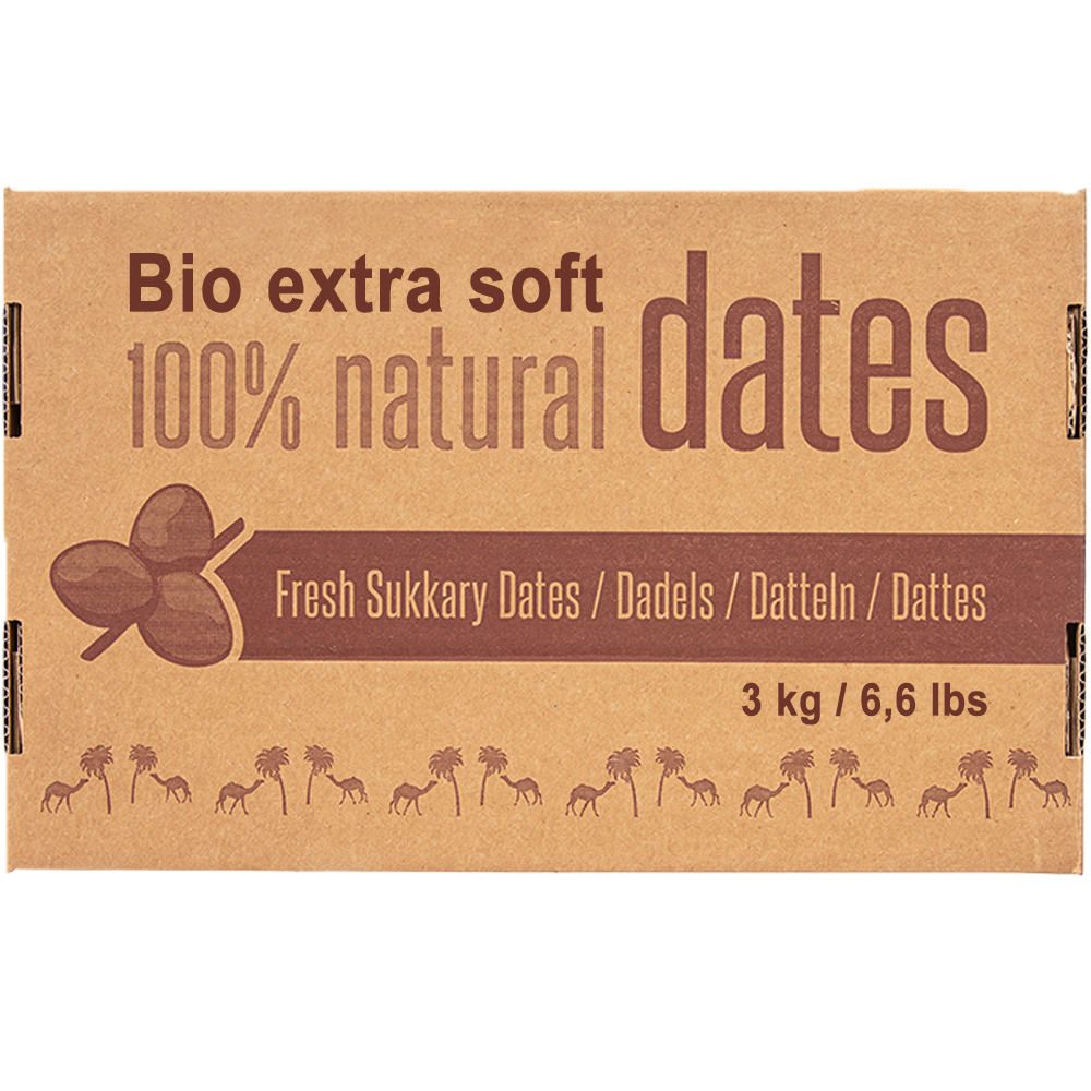 Frische Bio-Datteln extra soft 3 kg