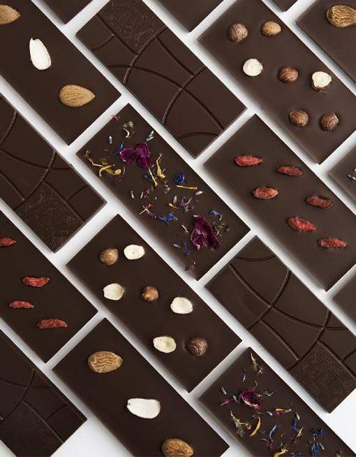 Rohe Schokolade kleine Tafel 12er Pack