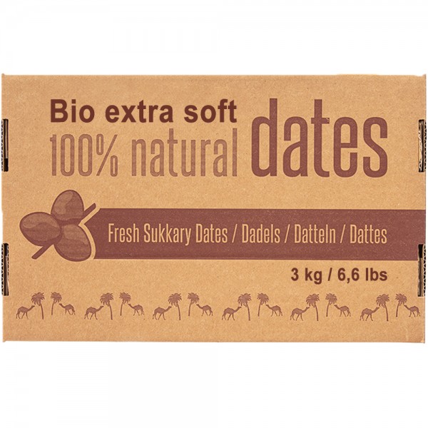 Frische Bio-Datteln extra soft 3 kg